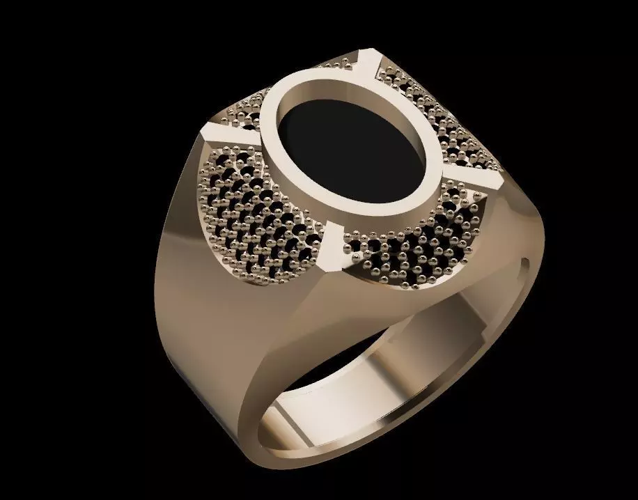 MEN RING 3D print model_0