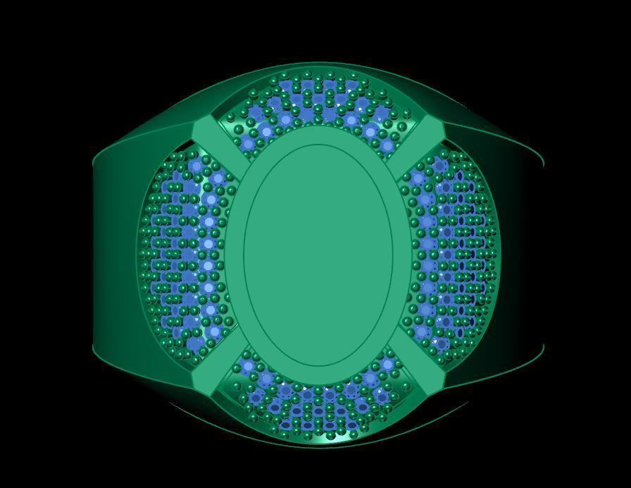 MEN RING 3D print model_1