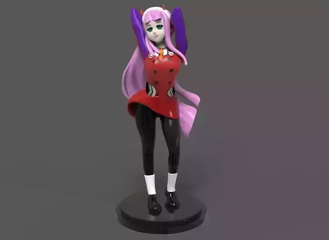 Zero Two  Dance 3D print model
