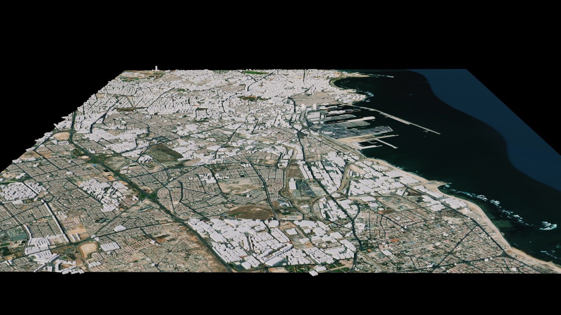 Casablanca - Morocco 3D model_1