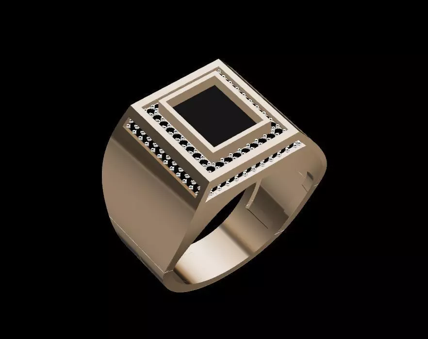 MEN RING 3D print model_0