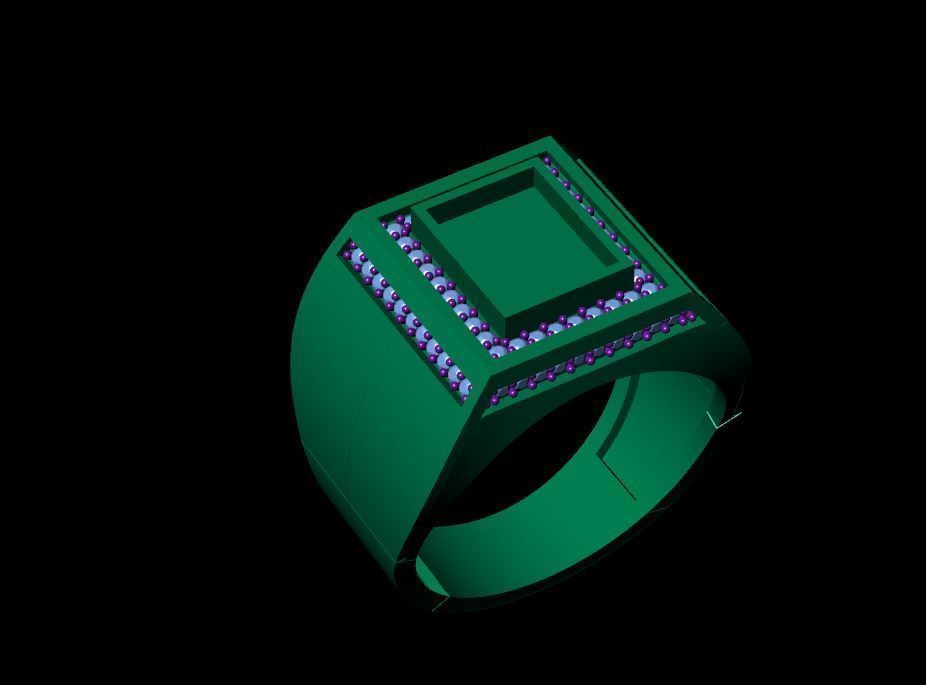 MEN RING 3D print model_1