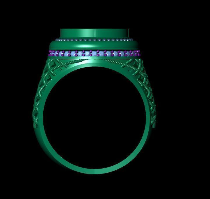 MEN RING 3D print model_2