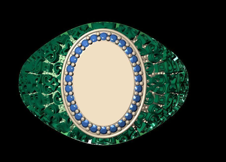 MEN RING 3D print model_4