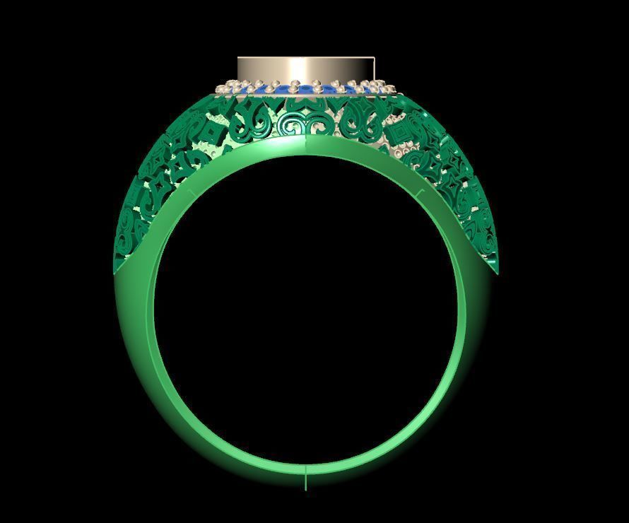 MEN RING 3D print model_2