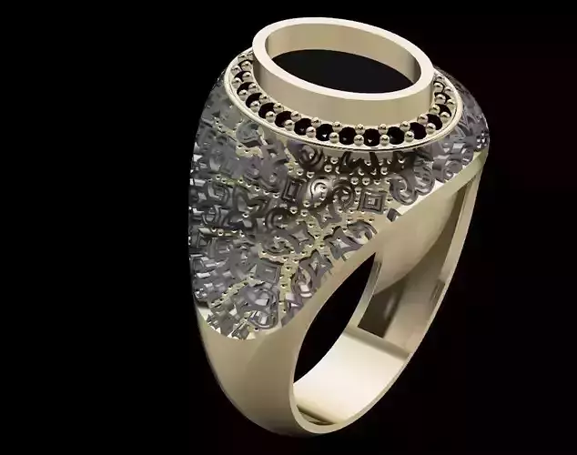 MEN RING 3D print model