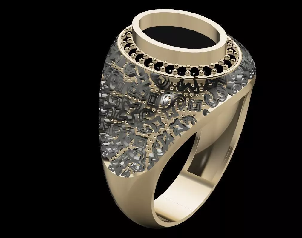 MEN RING 3D print model_0