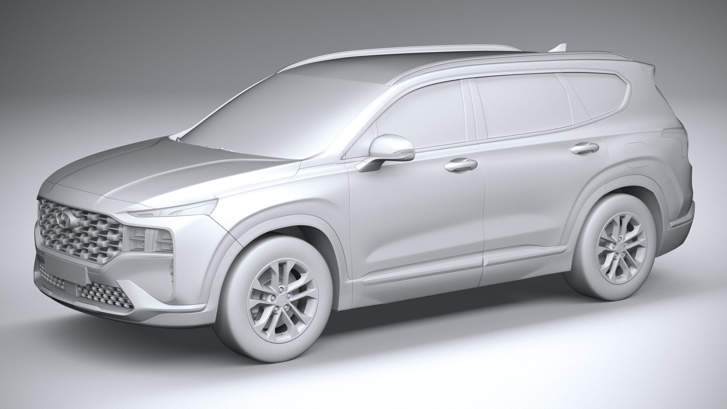 Hyundai SantaFe Basic 2021 3D model_19