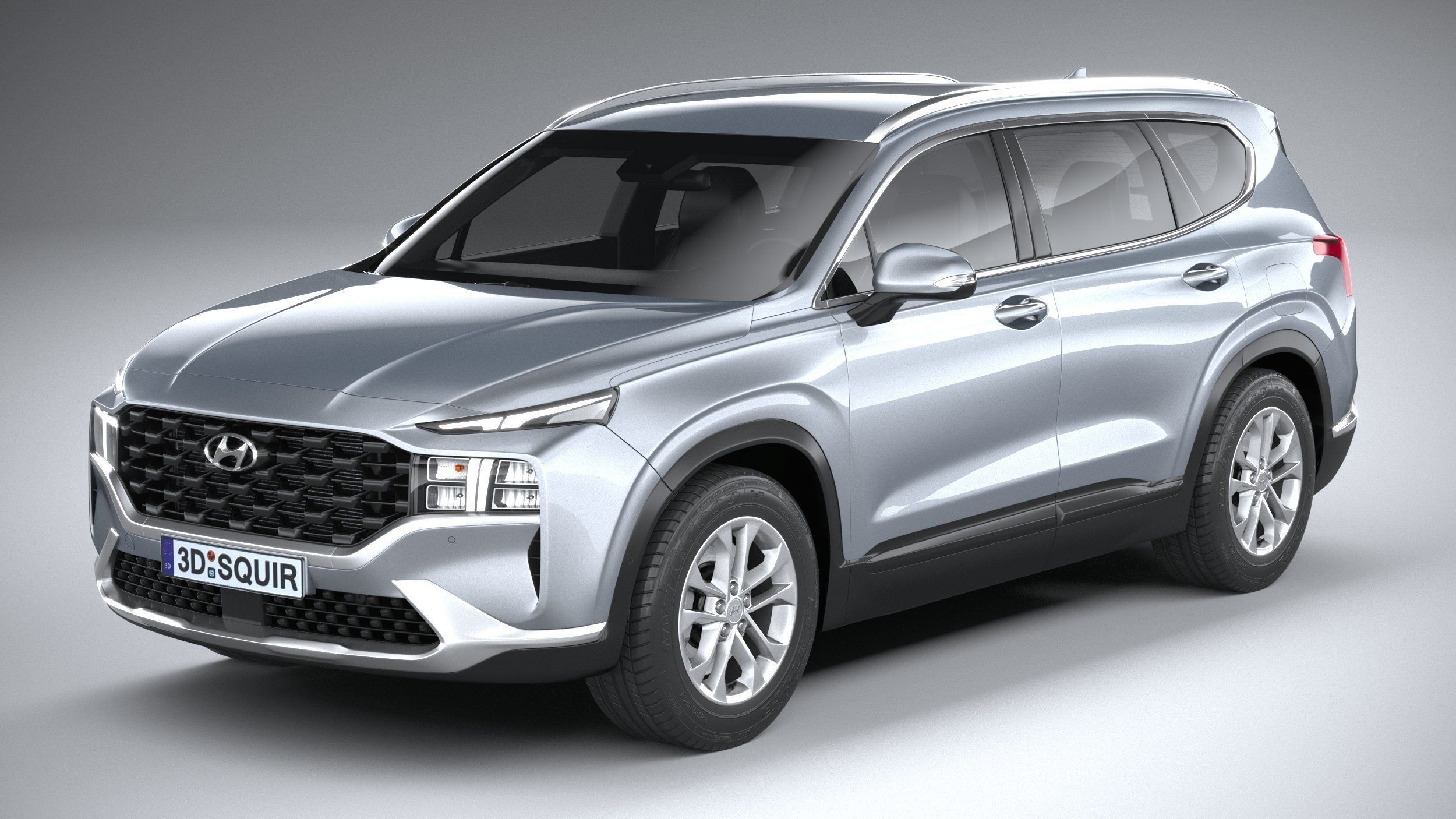 Hyundai SantaFe Basic 2021 3D model_1