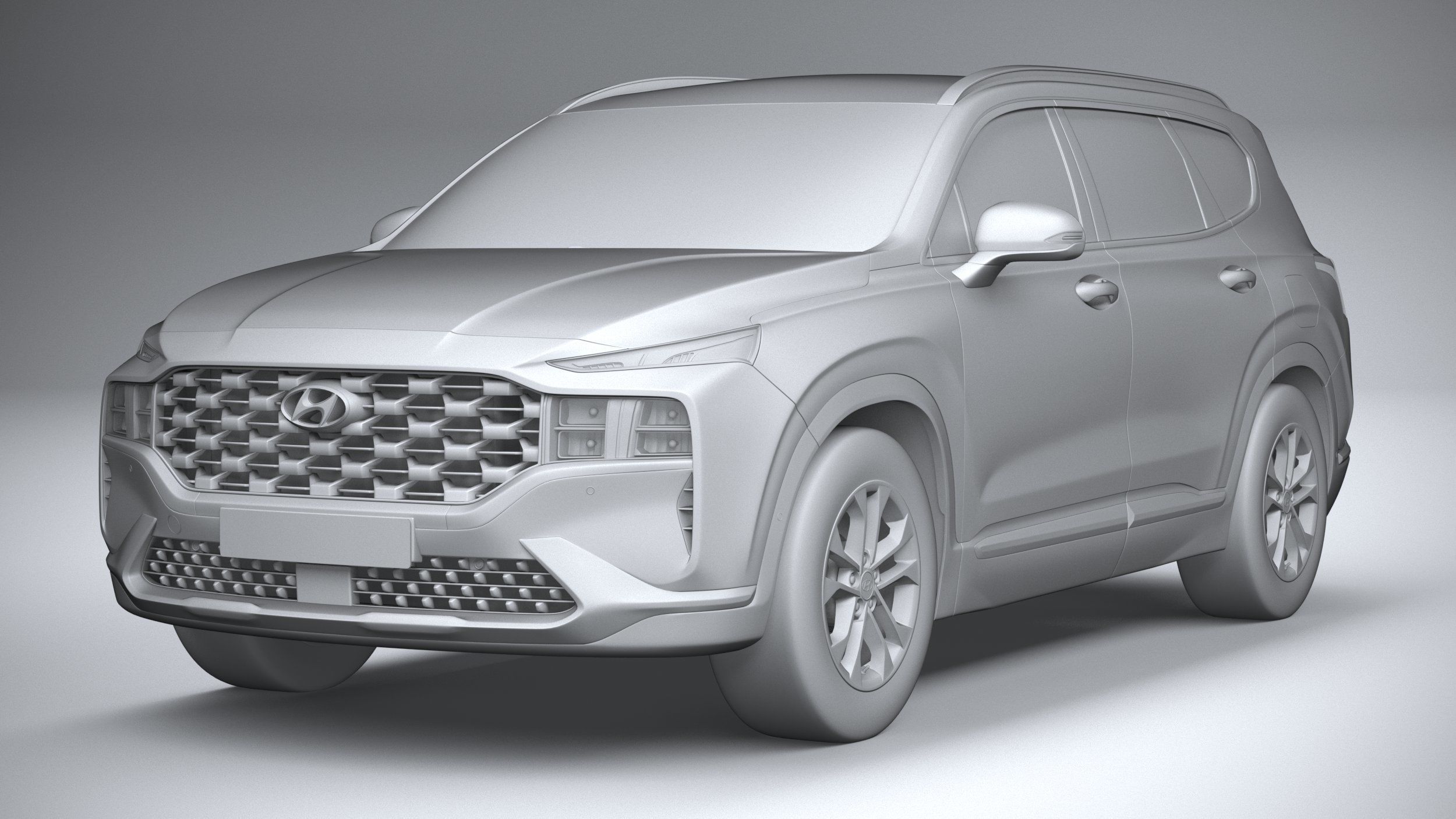 Hyundai SantaFe Basic 2021 3D model_20