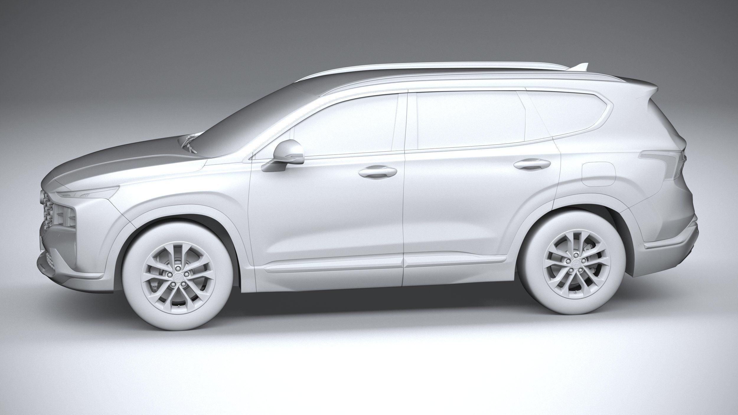 Hyundai SantaFe Basic 2021 3D model_22