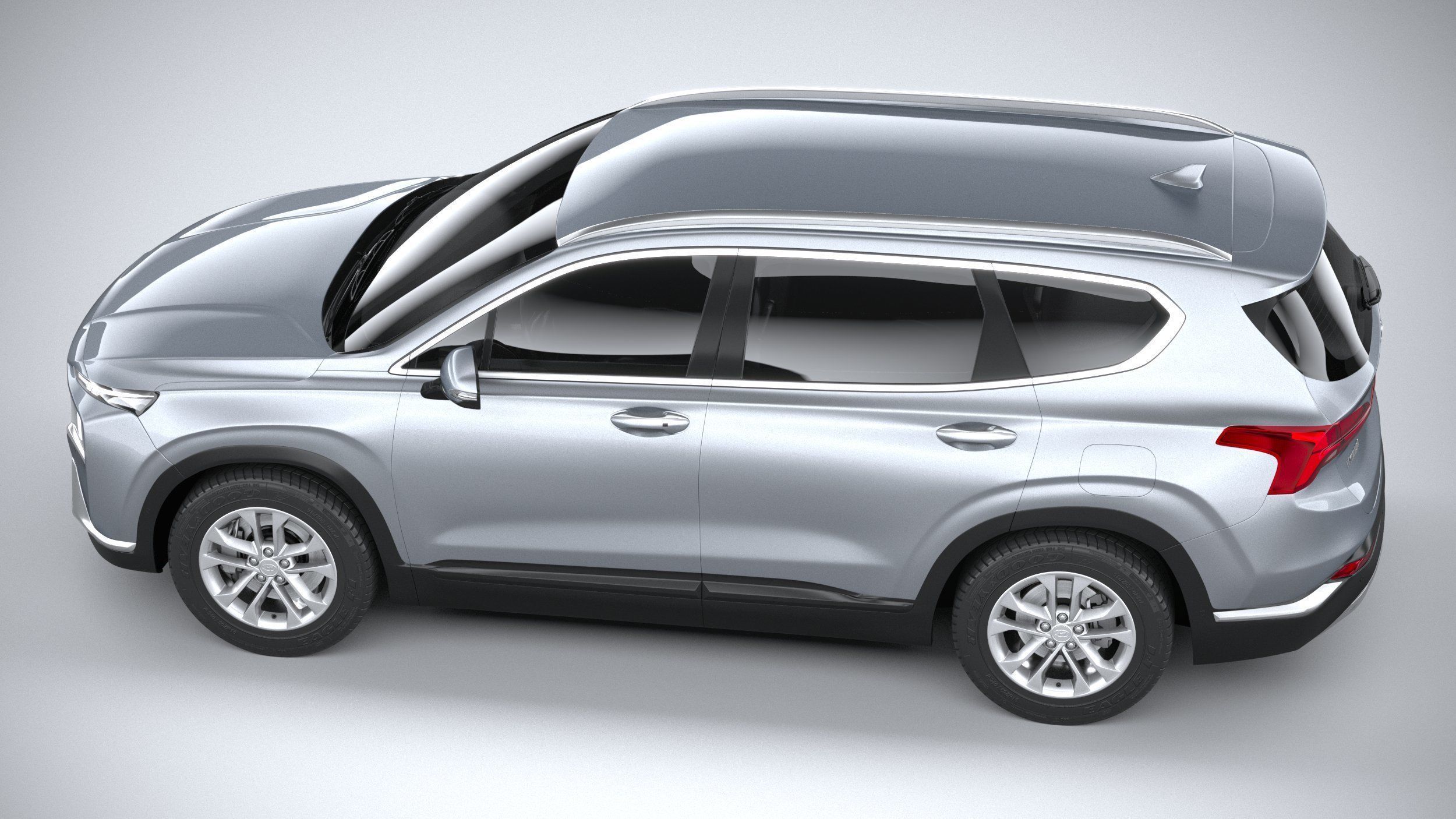 Hyundai SantaFe Basic 2021 3D model_9