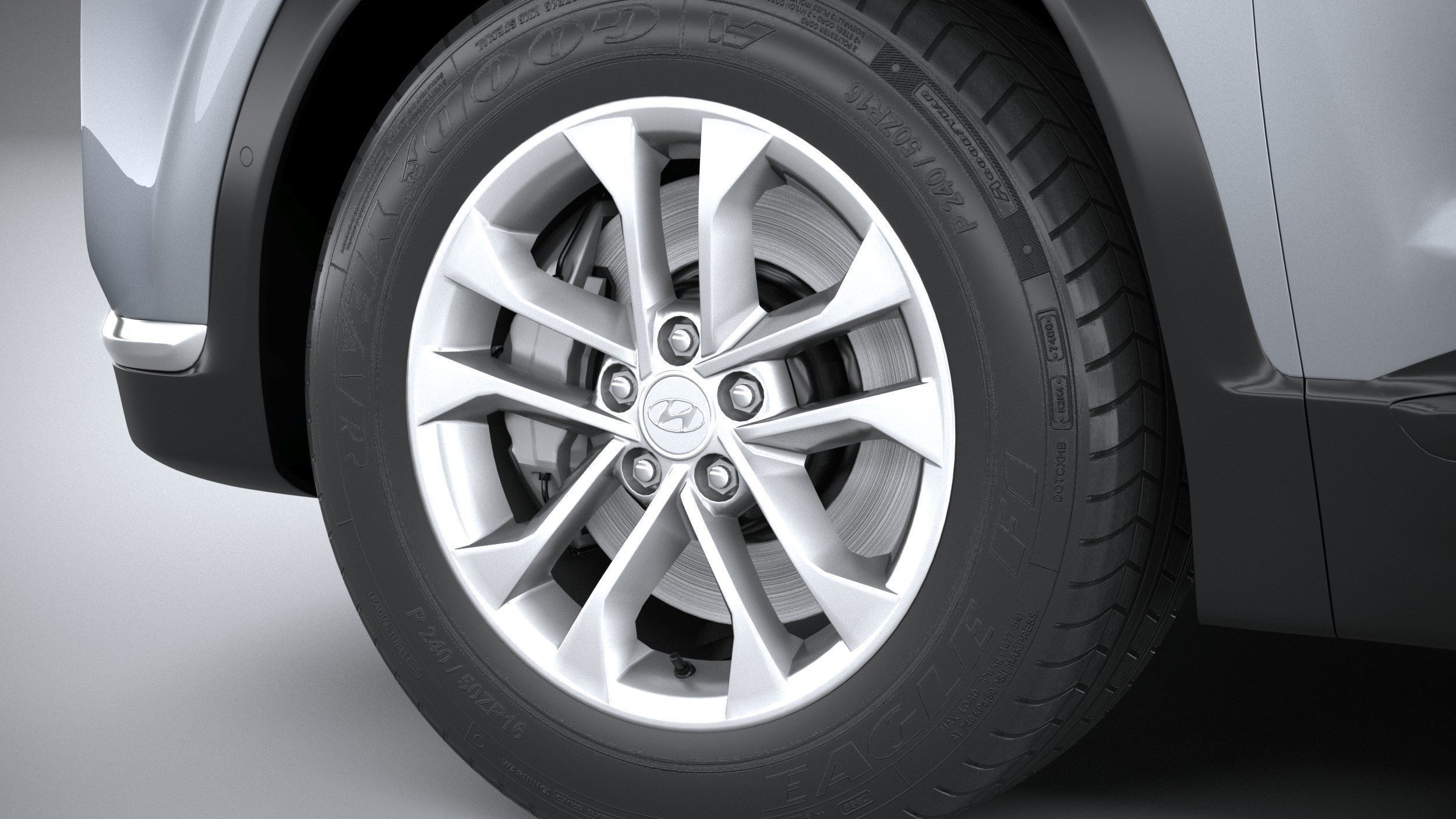 Hyundai SantaFe Basic 2021 3D model_16