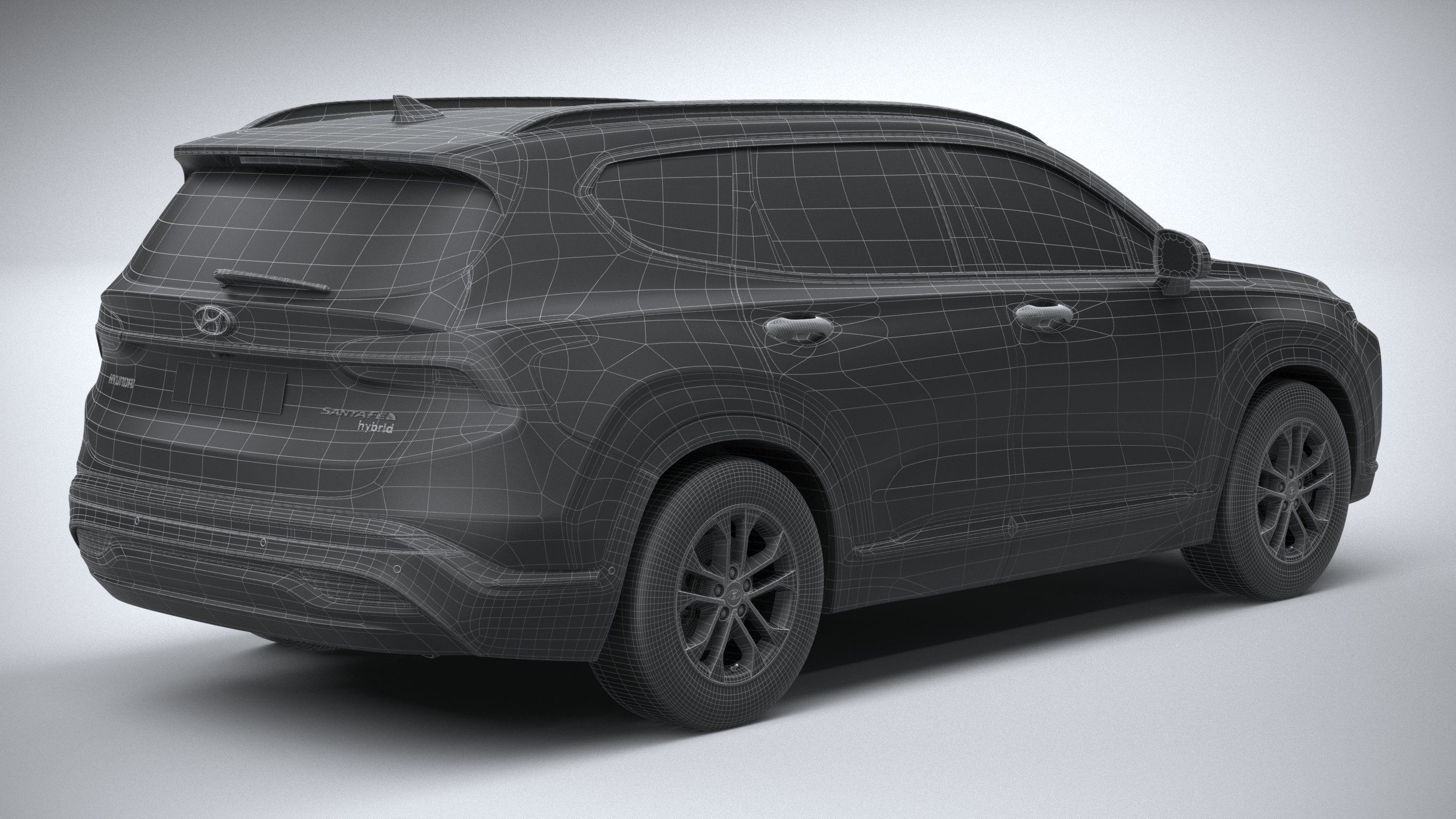 Hyundai SantaFe Basic 2021 3D model_29