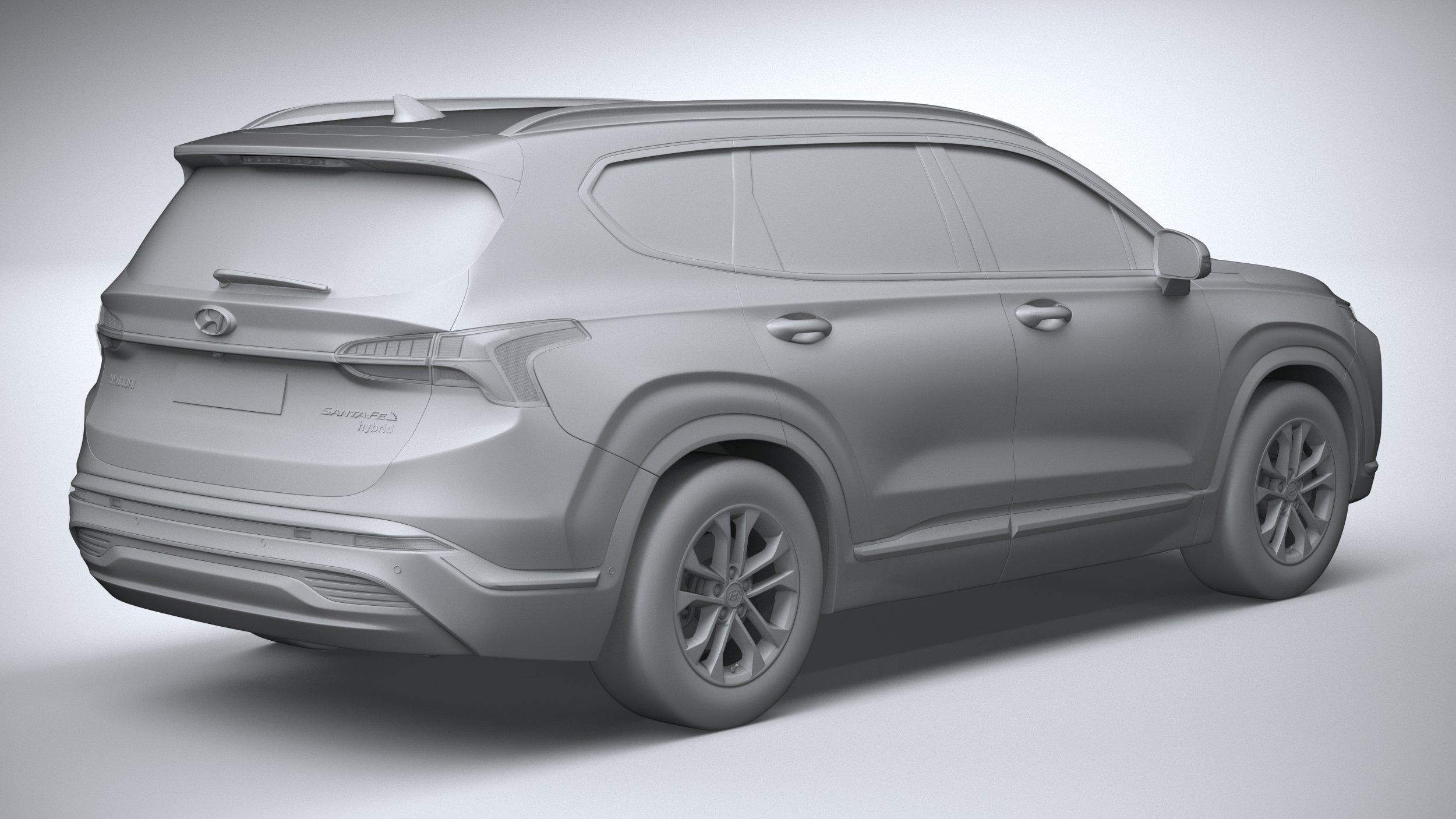 Hyundai SantaFe Basic 2021 3D model_25