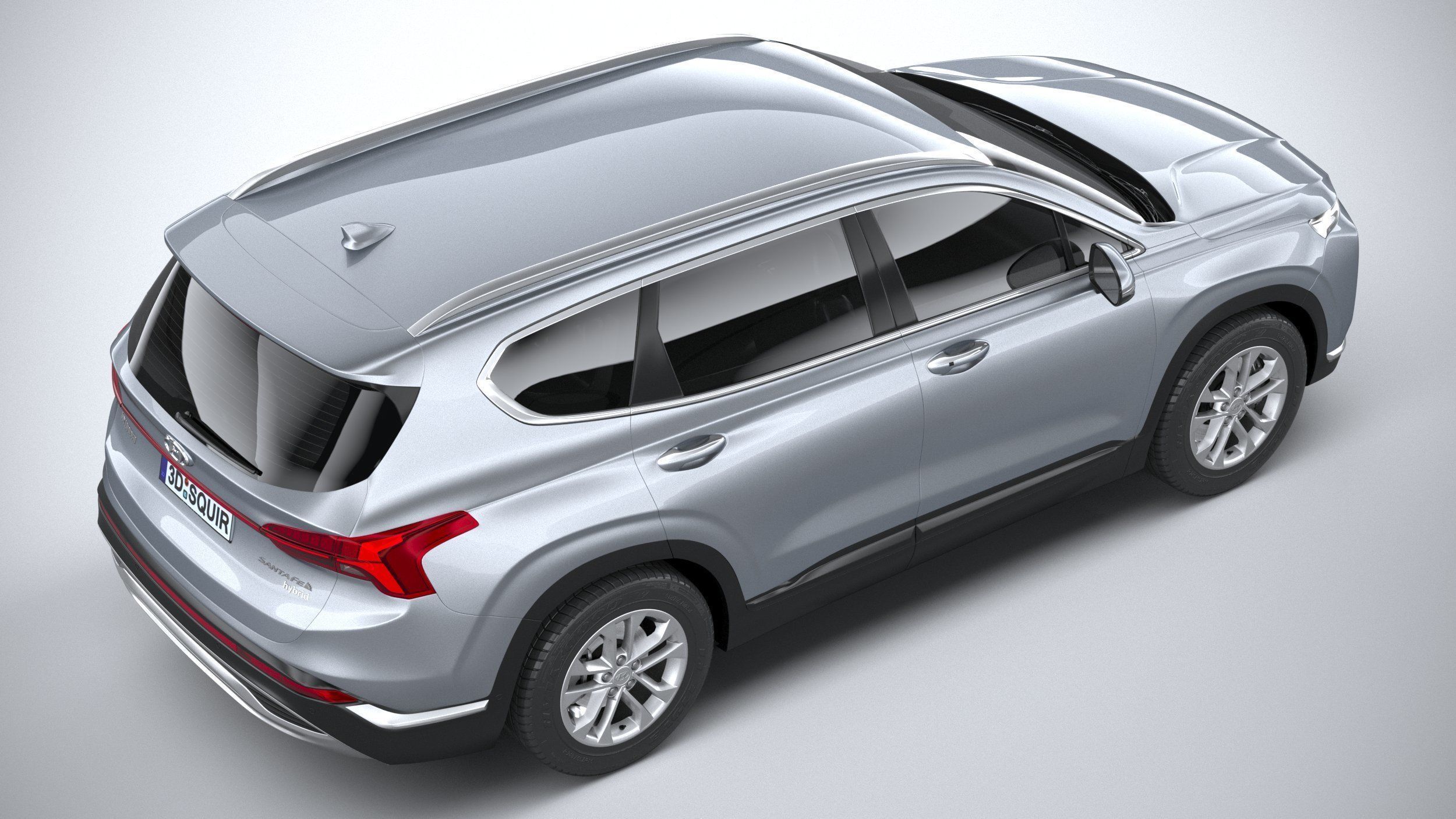 Hyundai SantaFe Basic 2021 3D model_10