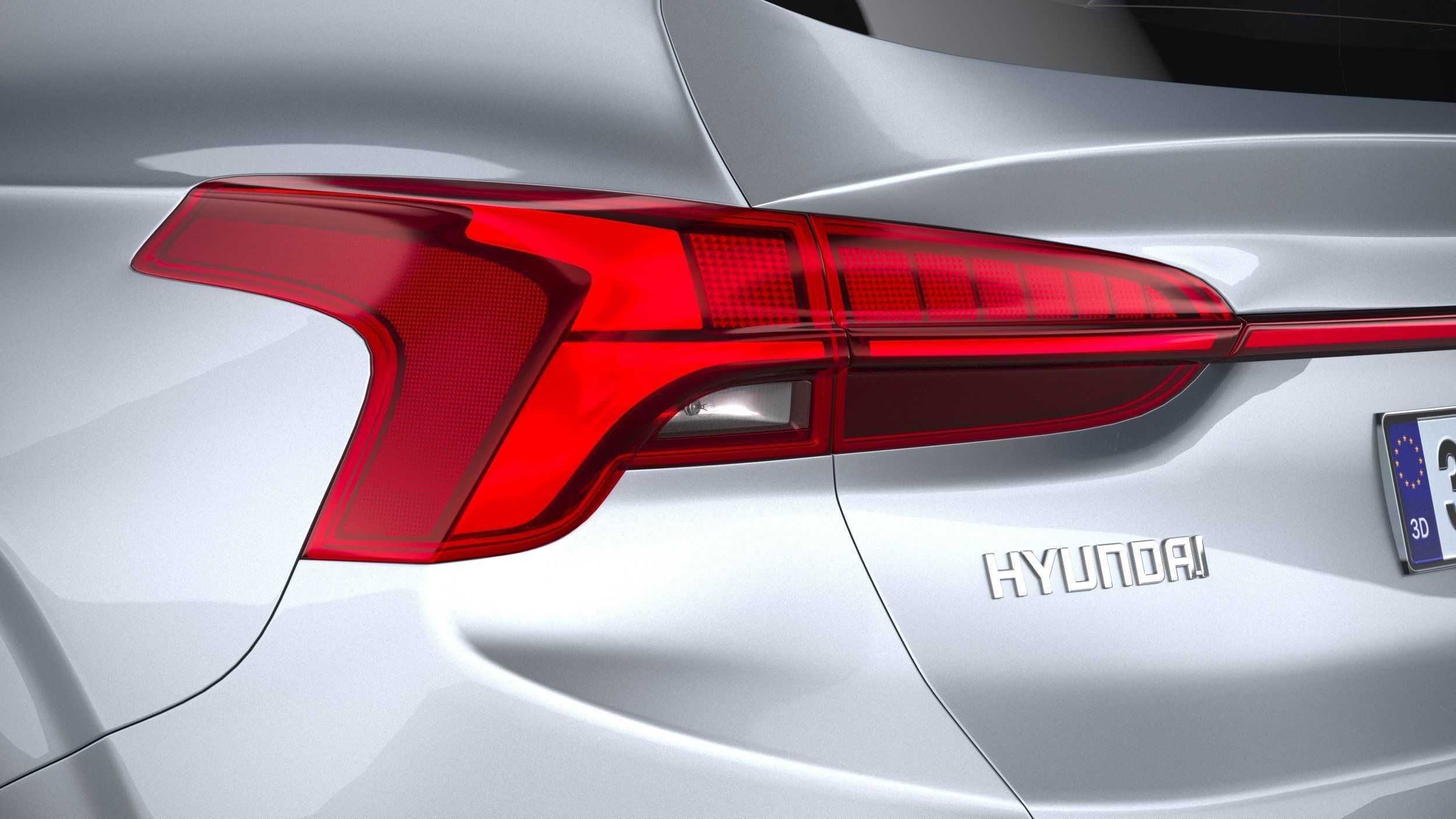 Hyundai SantaFe Basic 2021 3D model_15