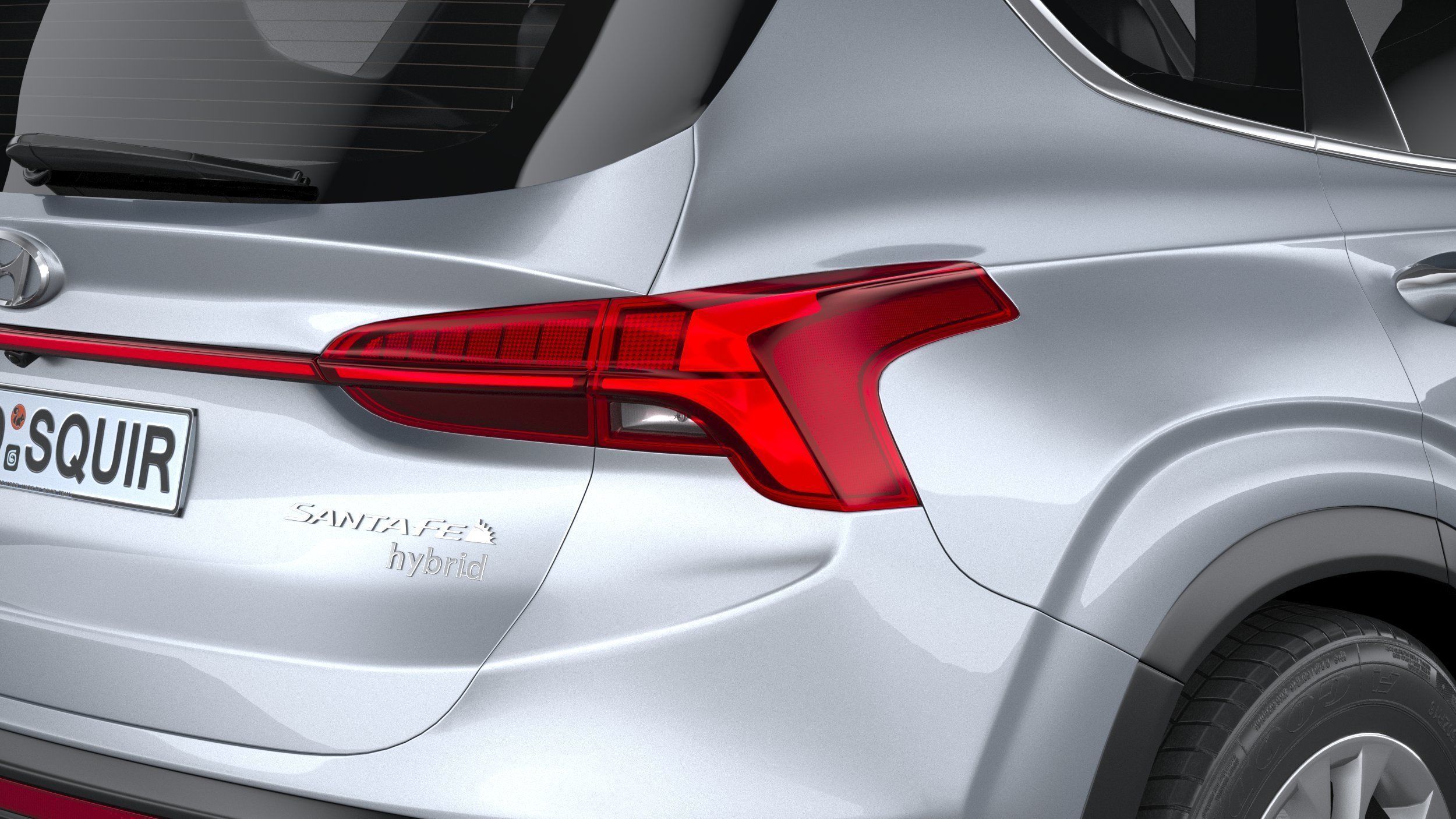 Hyundai SantaFe Basic 2021 3D model_18