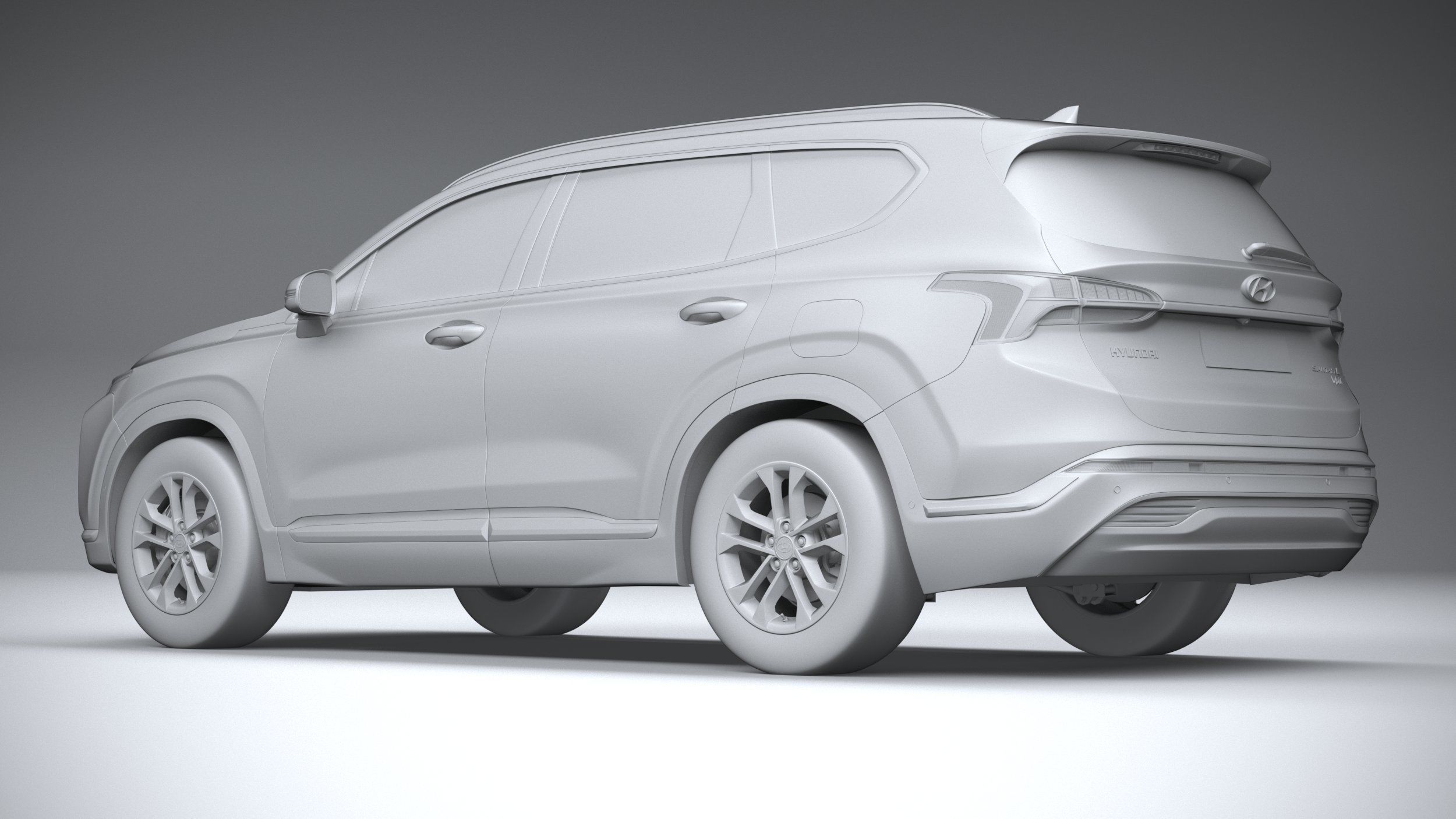 Hyundai SantaFe Basic 2021 3D model_21