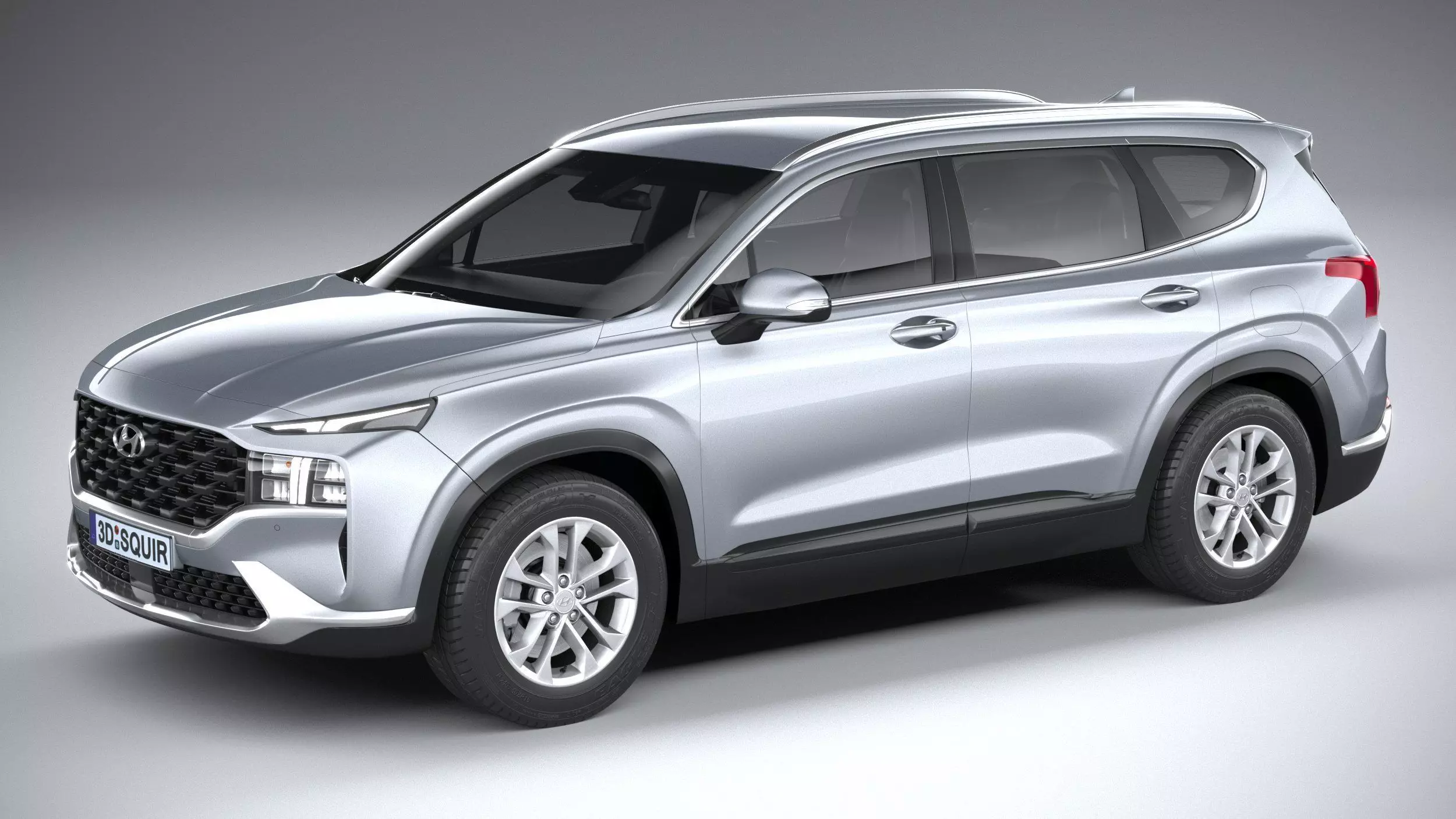 Hyundai SantaFe Basic 2021 3D model_0