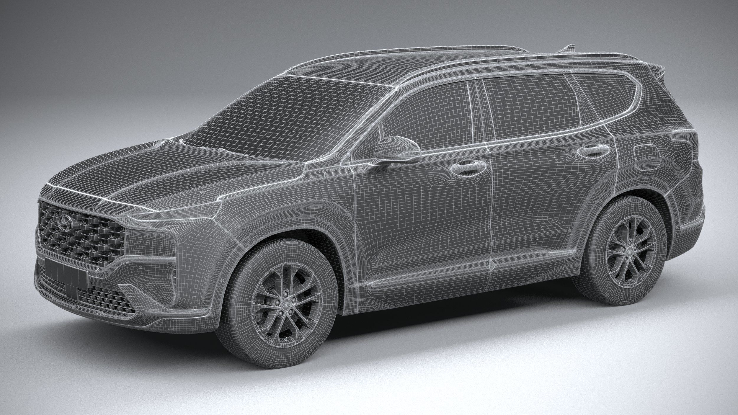 Hyundai SantaFe Basic 2021 3D model_26