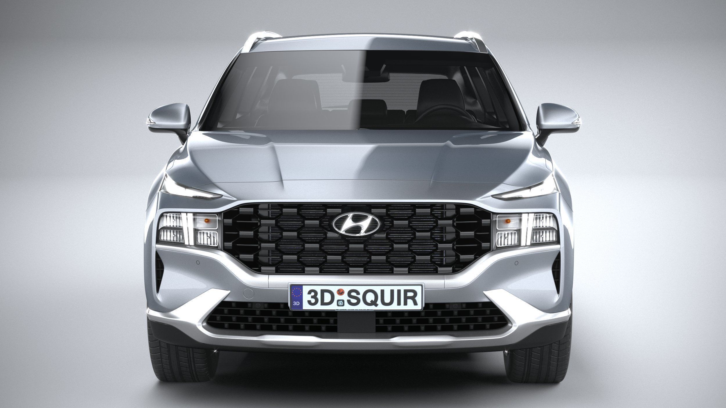 Hyundai SantaFe Basic 2021 3D model_13