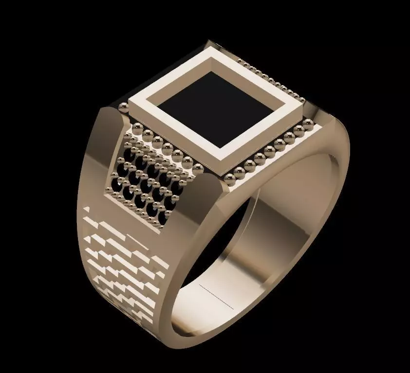 MEN RING 3D print model_0