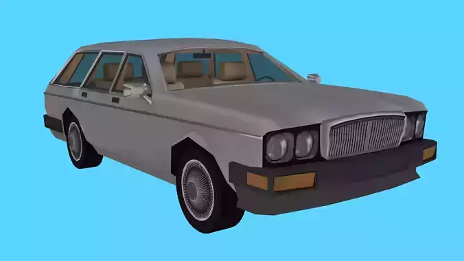 Jaguar xj6 Station Wagon Hatfeleds 3d model