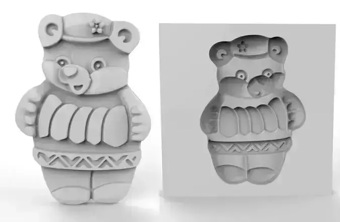 Cookie mold Bear