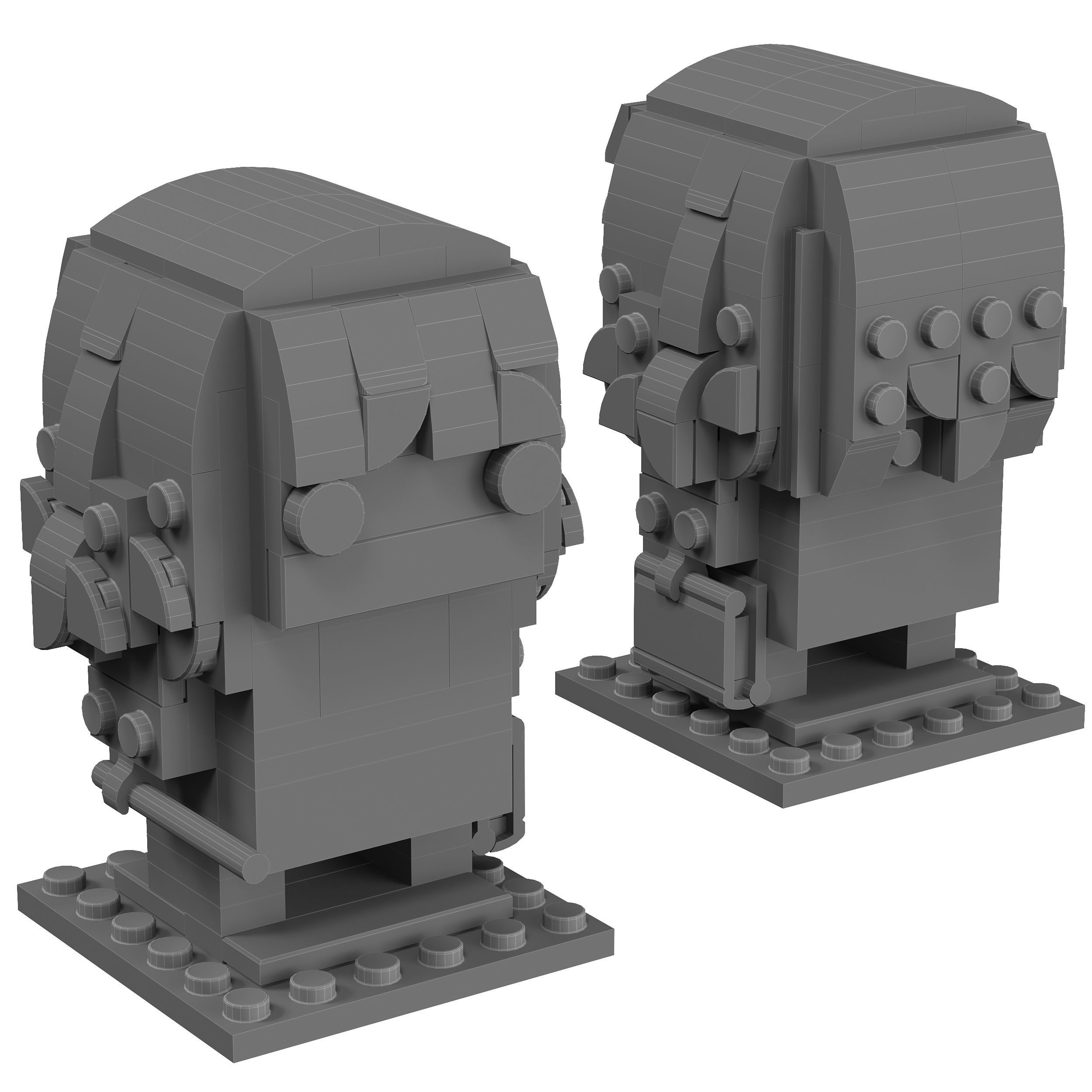 Lego Brickheadz - 41616 Hermione Granger 3D model_1