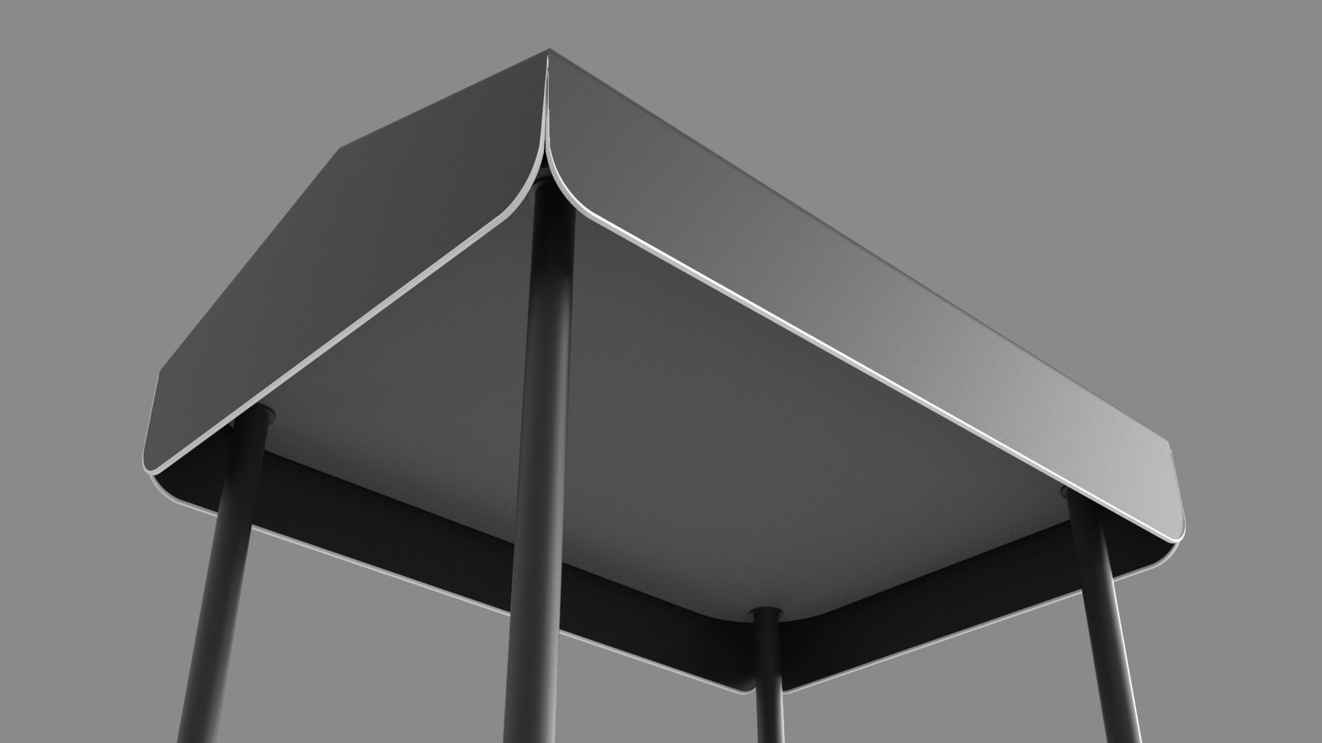 Food Stand - Cart 2 3D model_8