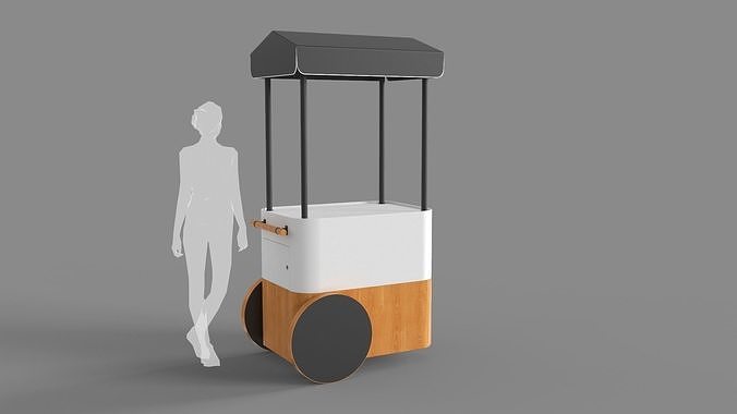 Food Stand - Cart 2 3D model