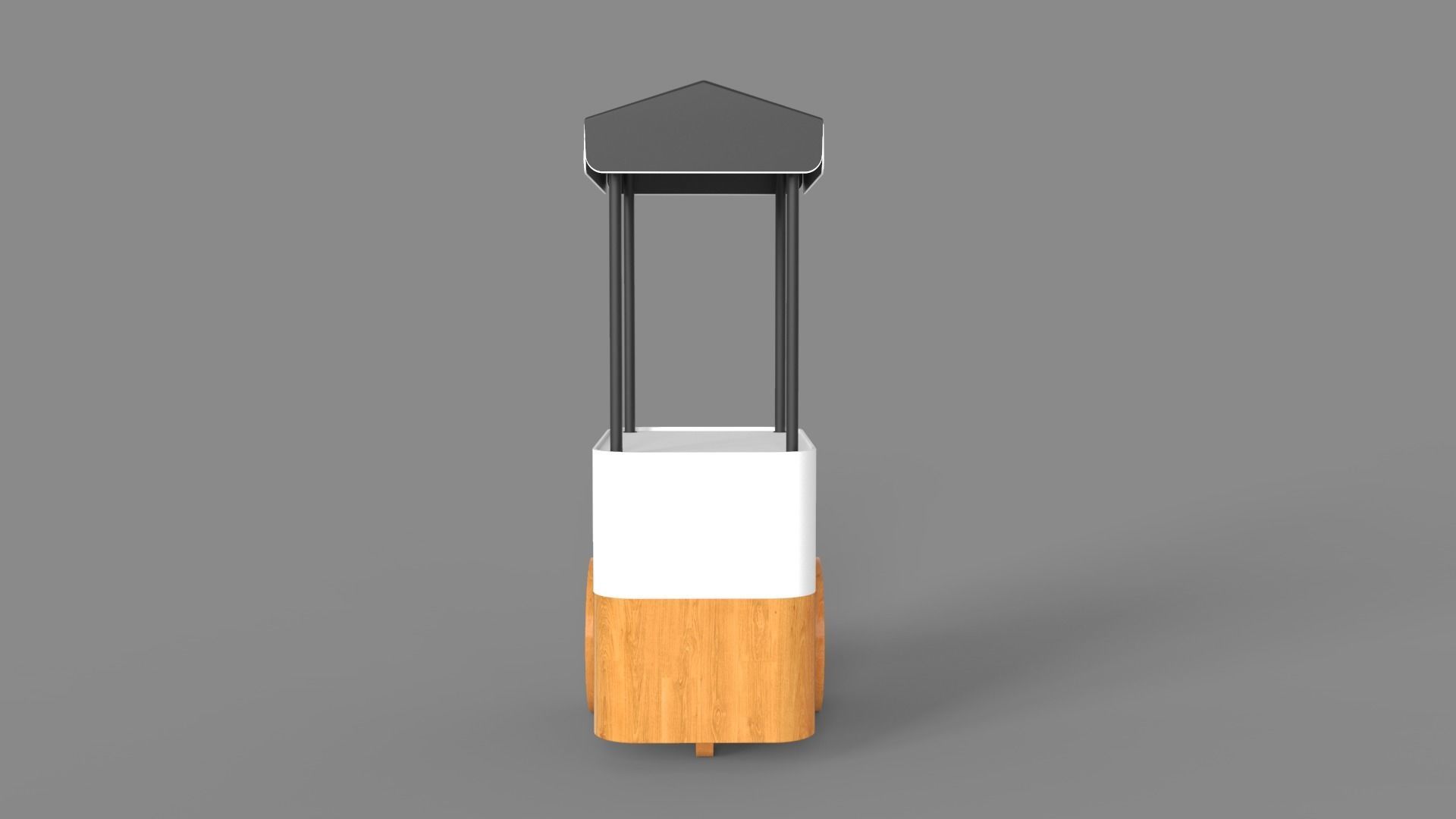 Food Stand - Cart 2 3D model_3