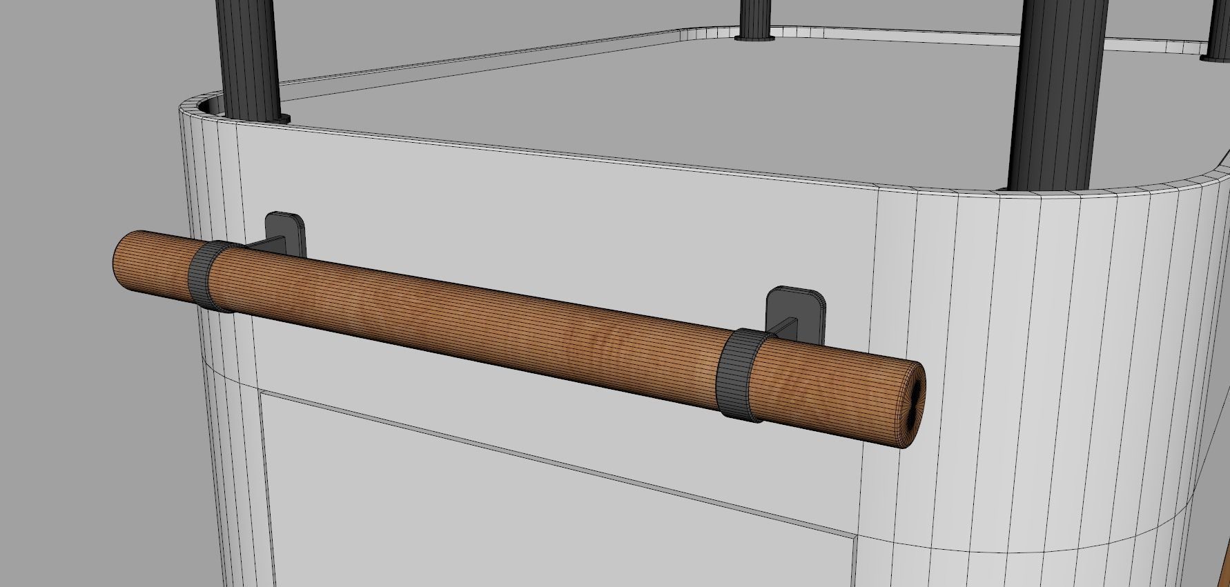 Food Stand - Cart 2 3D model_17