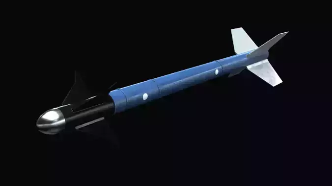 Sidewinder Missile with Armys Textures
