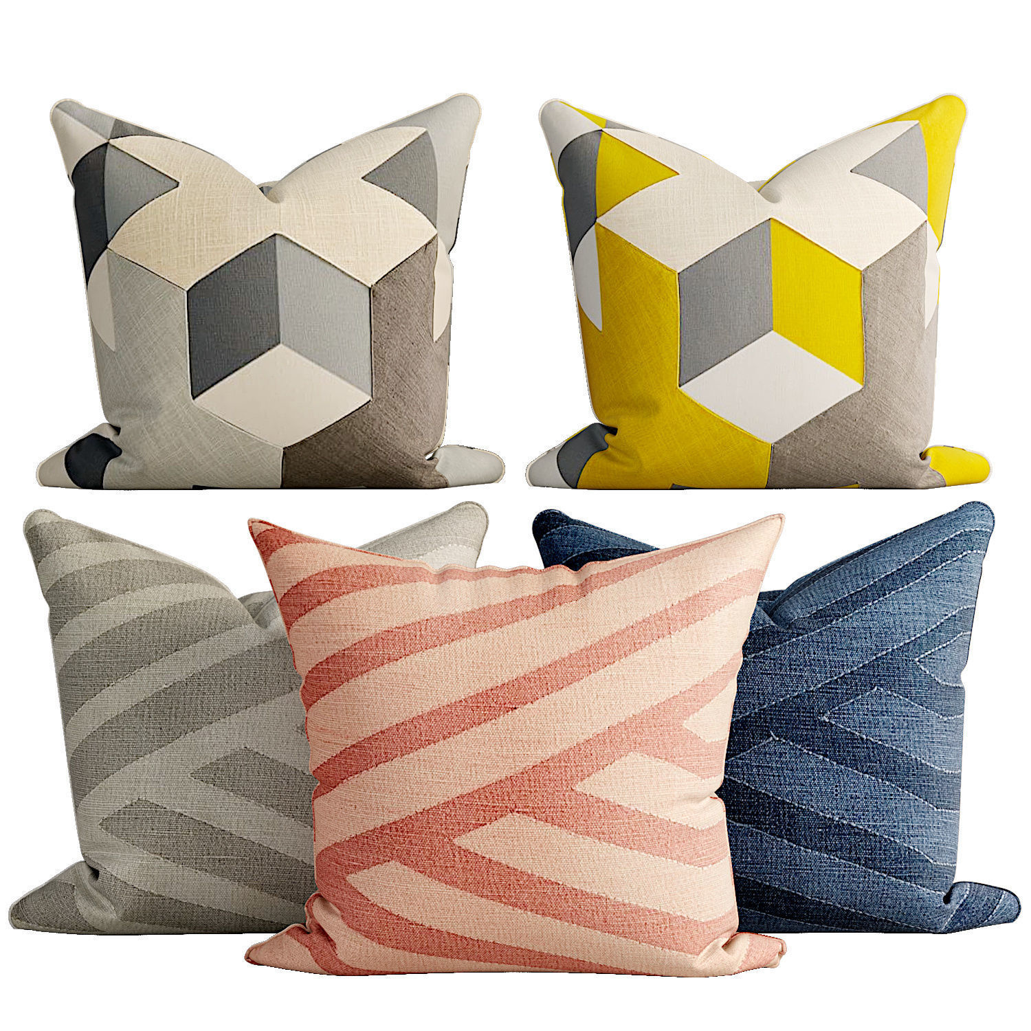 50 Decorative set pillow 500-549 3D model_26