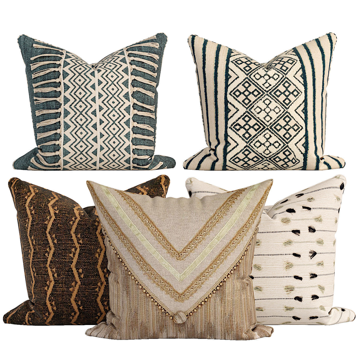 50 Decorative set pillow 500-549 3D model_41