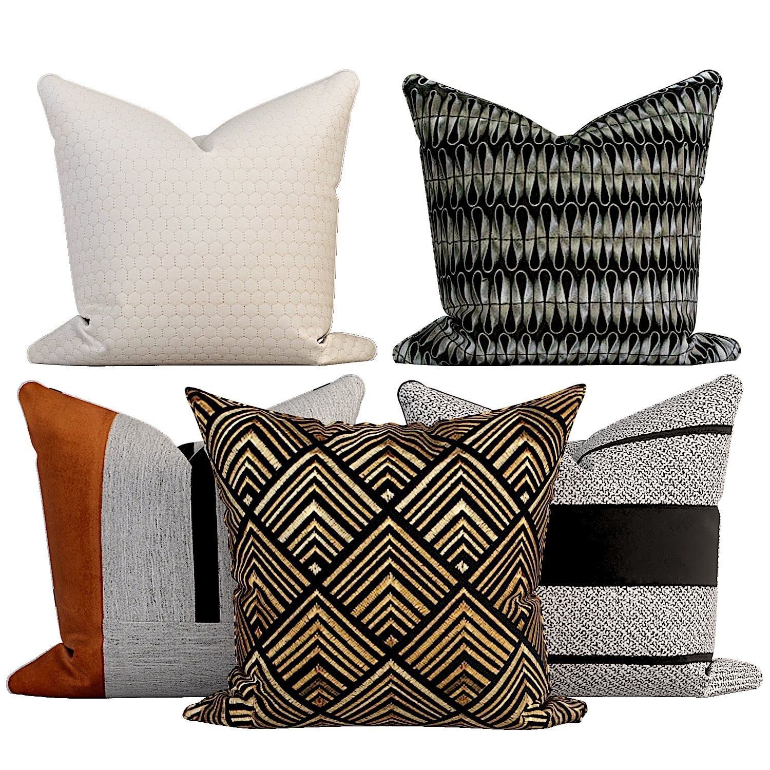 50 Decorative set pillow 500-549 3D model_2