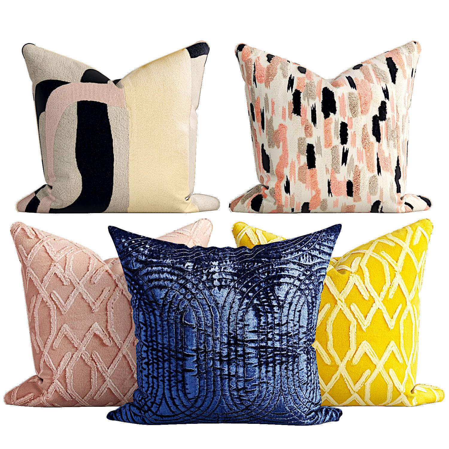 50 Decorative set pillow 500-549 3D model_16