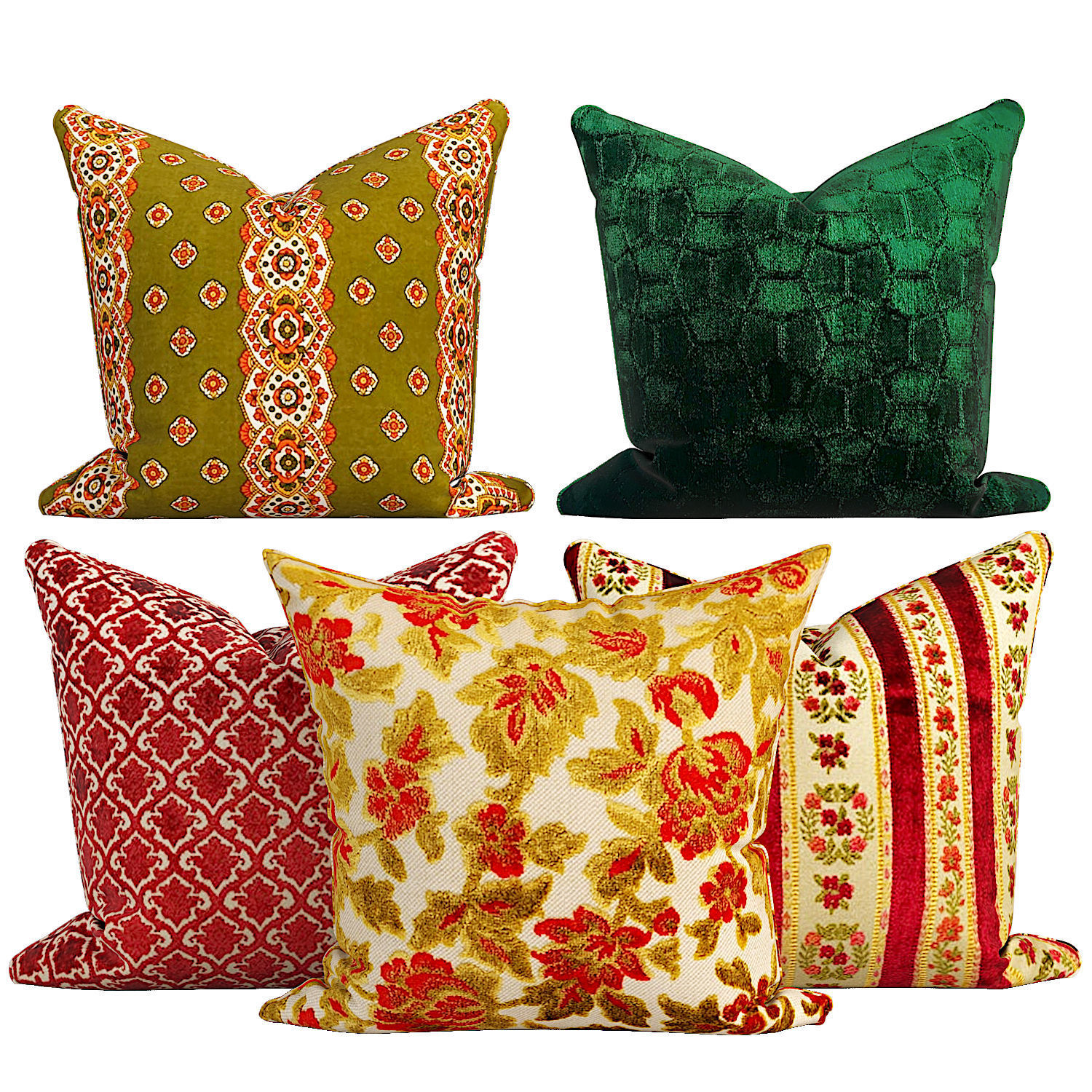 50 Decorative set pillow 500-549 3D model_7