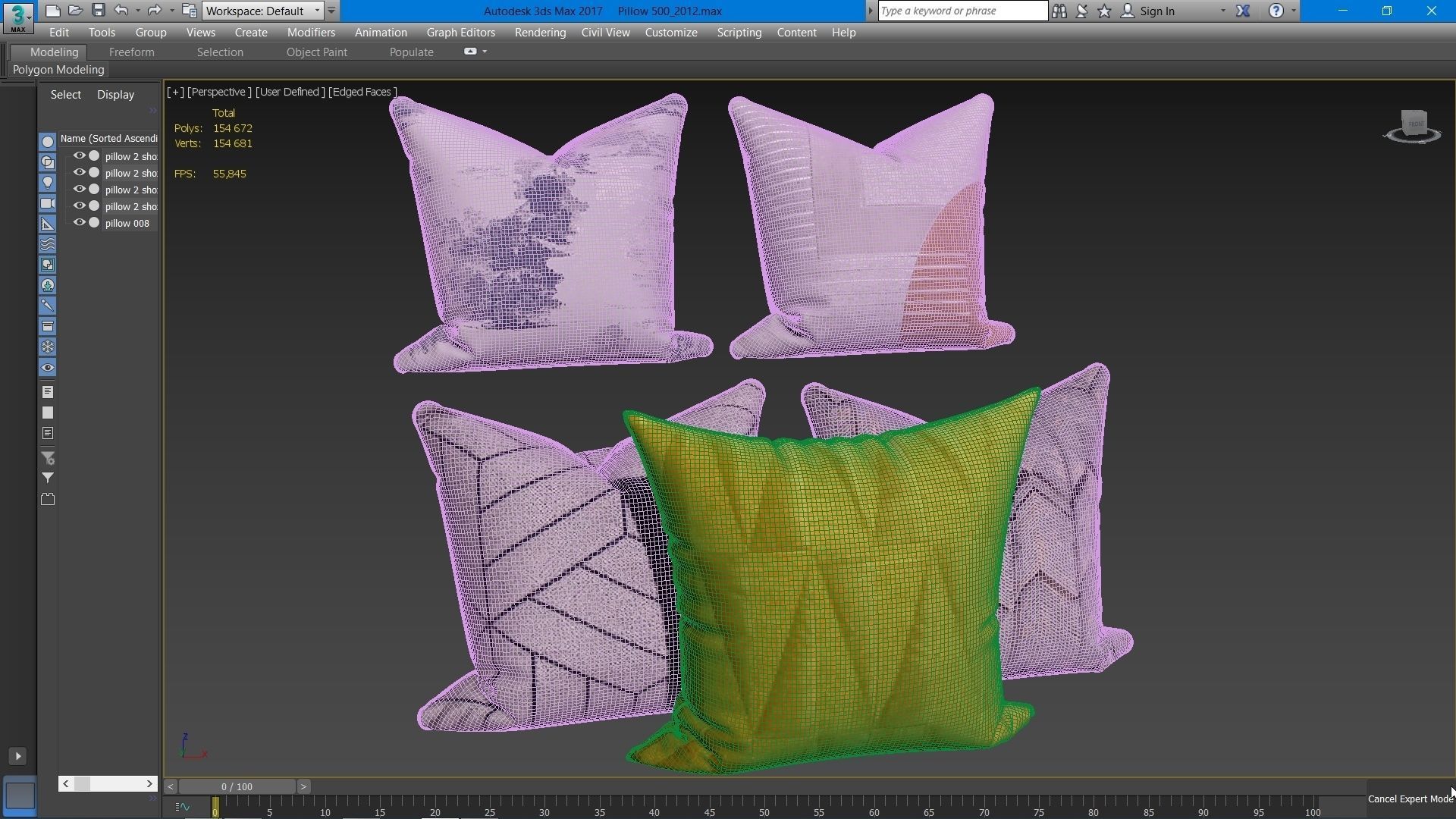 50 Decorative set pillow 500-549 3D model_55