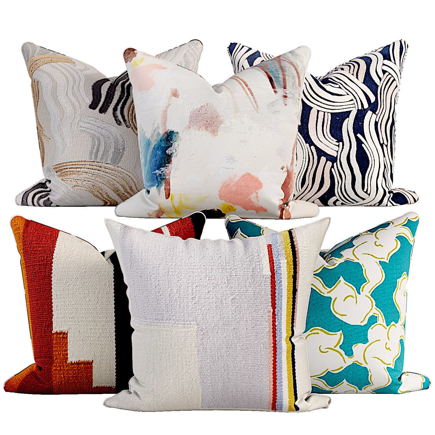 50 Decorative set pillow 500-549 3D model_44