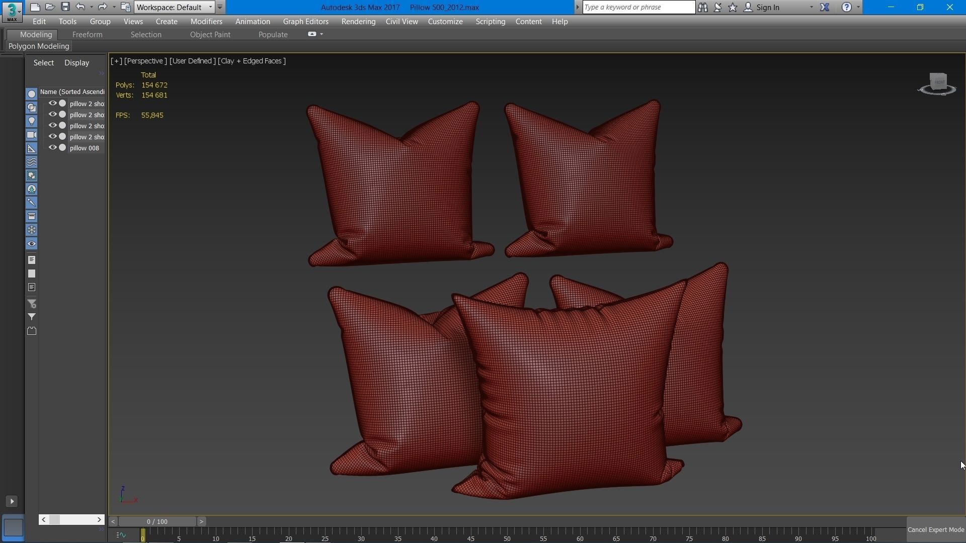 50 Decorative set pillow 500-549 3D model_57