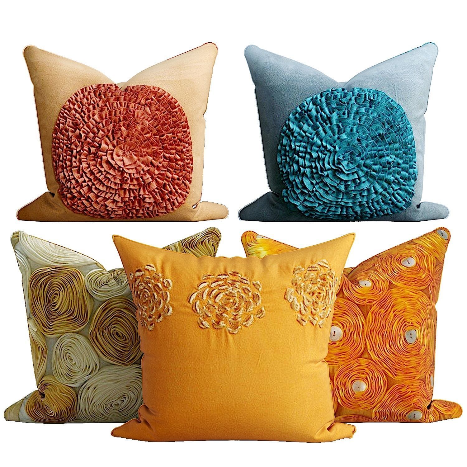 50 Decorative set pillow 500-549 3D model_3
