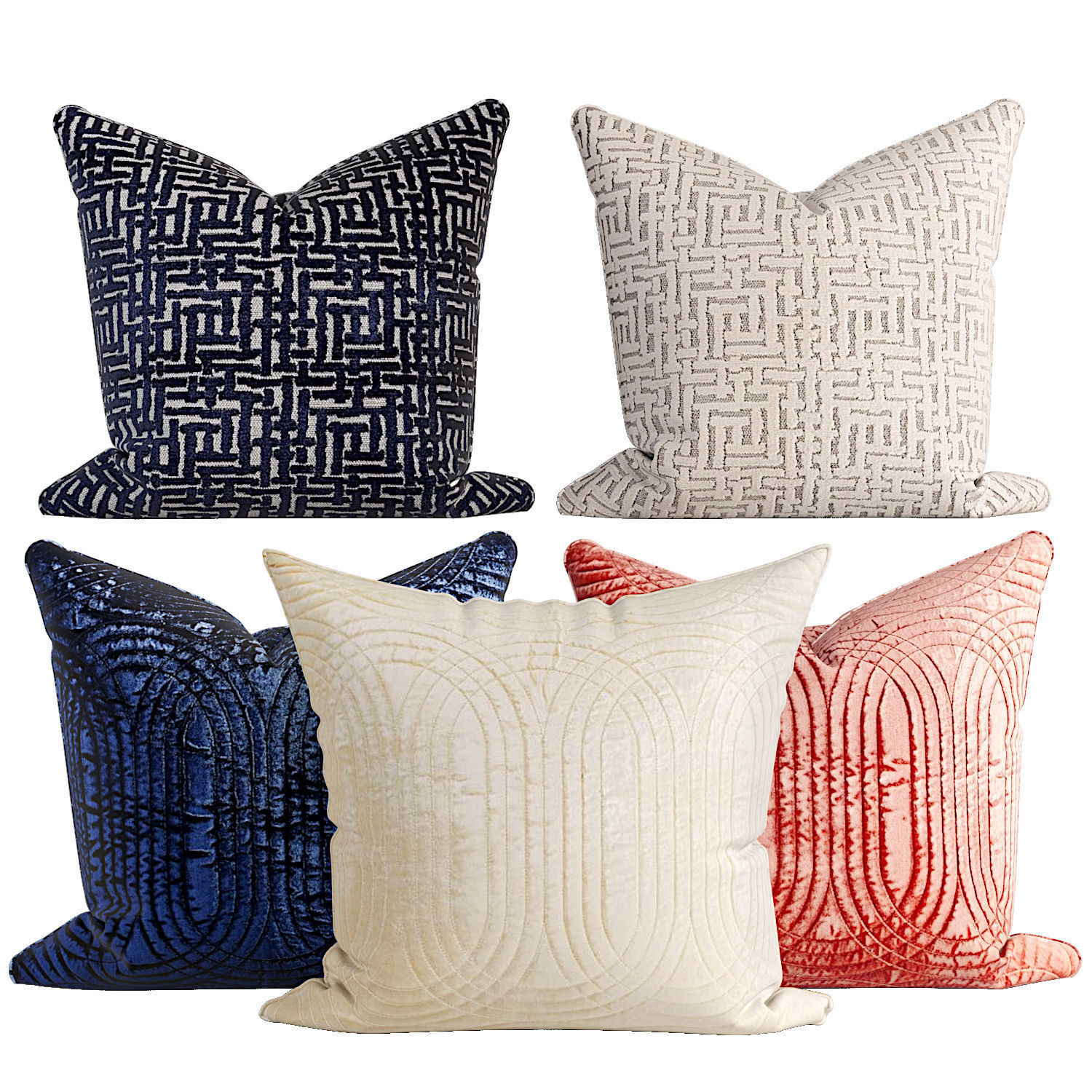 50 Decorative set pillow 500-549 3D model_17