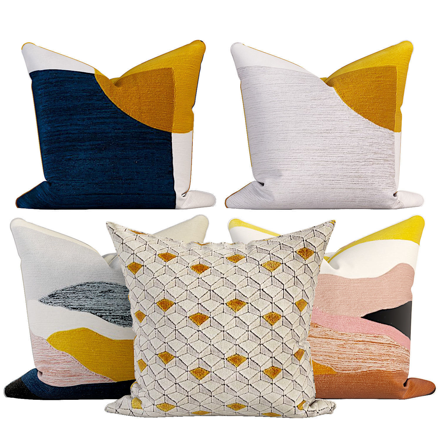 50 Decorative set pillow 500-549 3D model_15