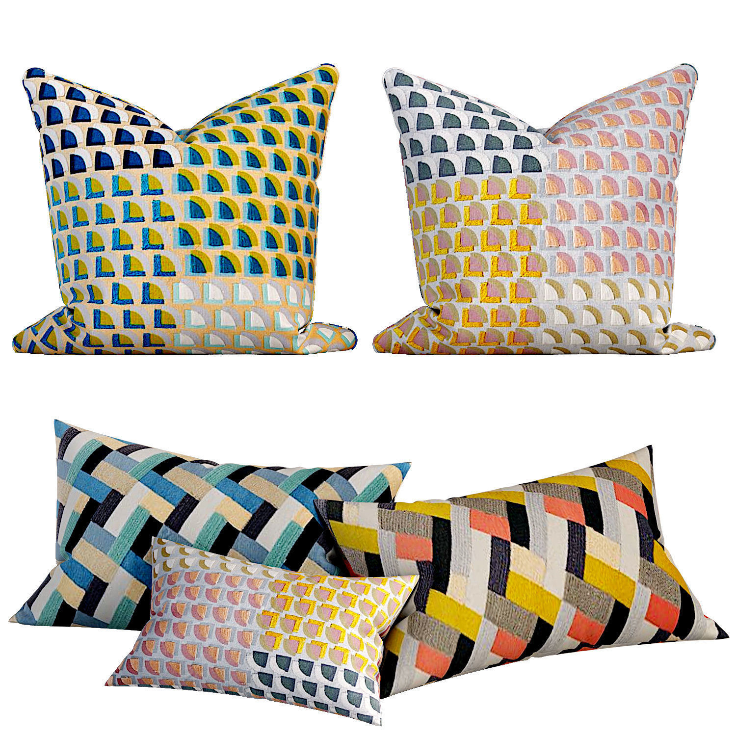 50 Decorative set pillow 500-549 3D model_25