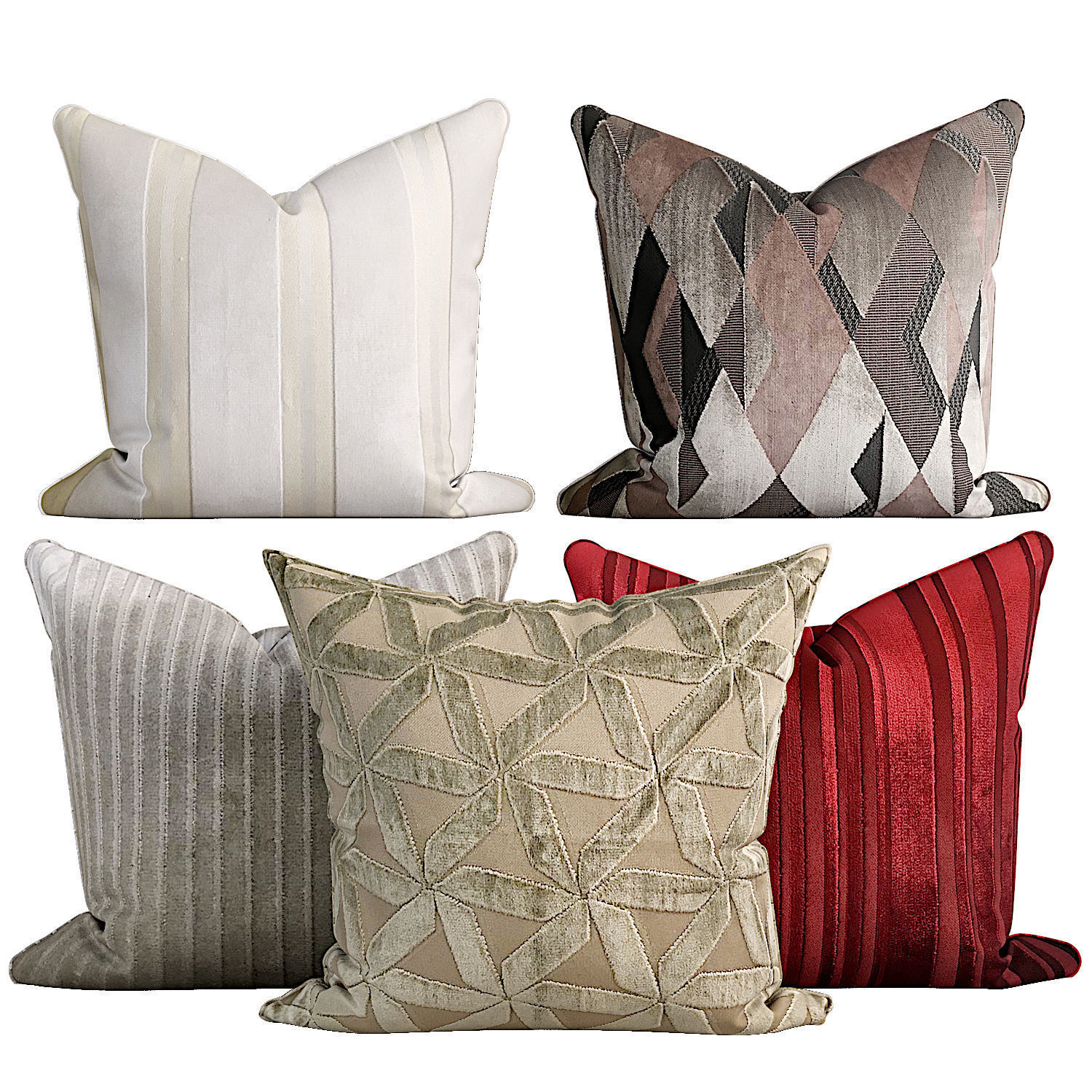 50 Decorative set pillow 500-549 3D model_11