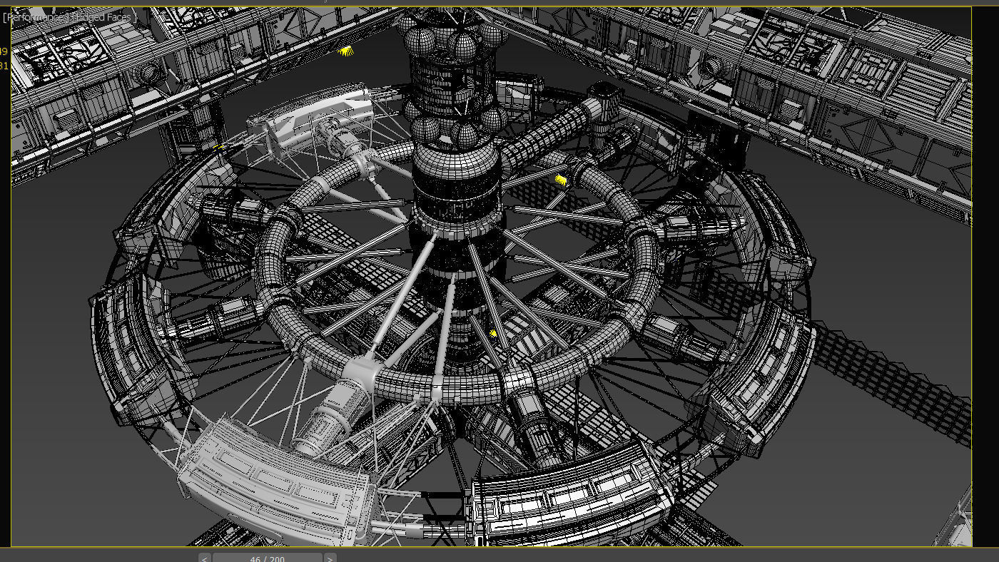 Space Station Variant B Class 3D model_16