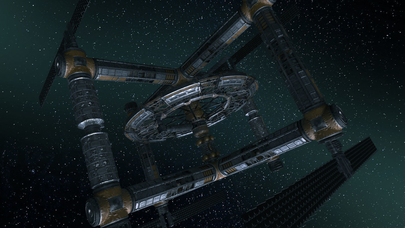 Space Station Variant B Class 3D model_4